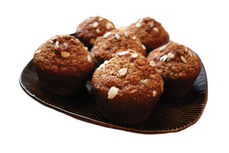 Sunflower Honey Oat Bran Muffins Recipe Image